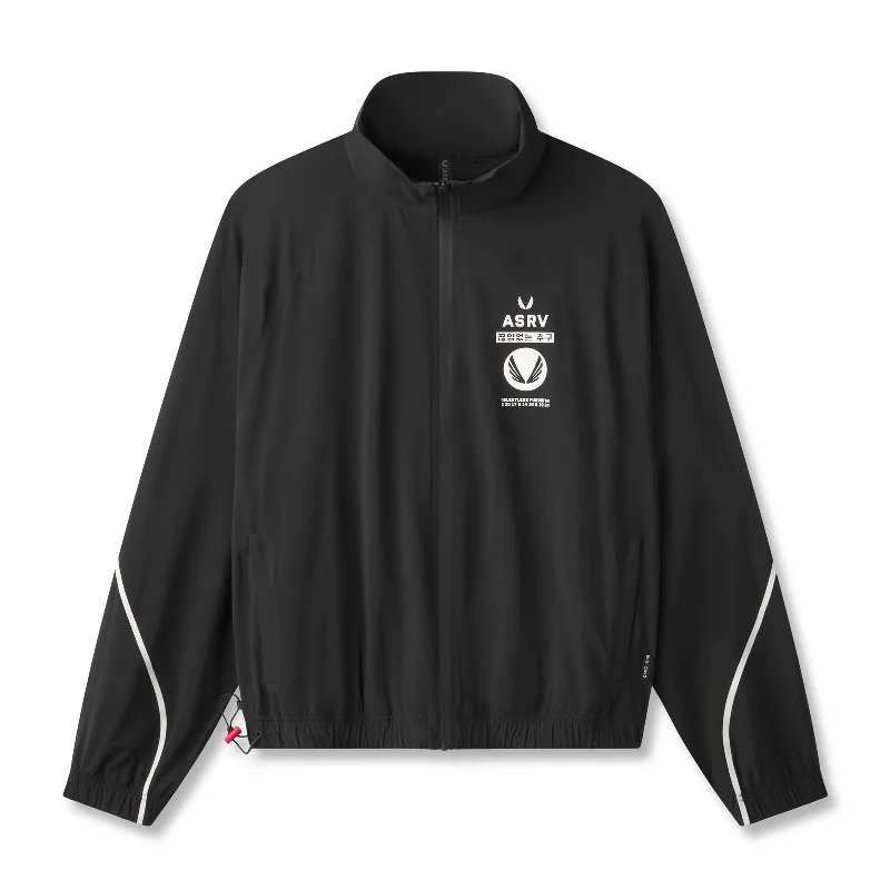 Act Fast 0950. Aerotex™ Track Jacket - Black/White