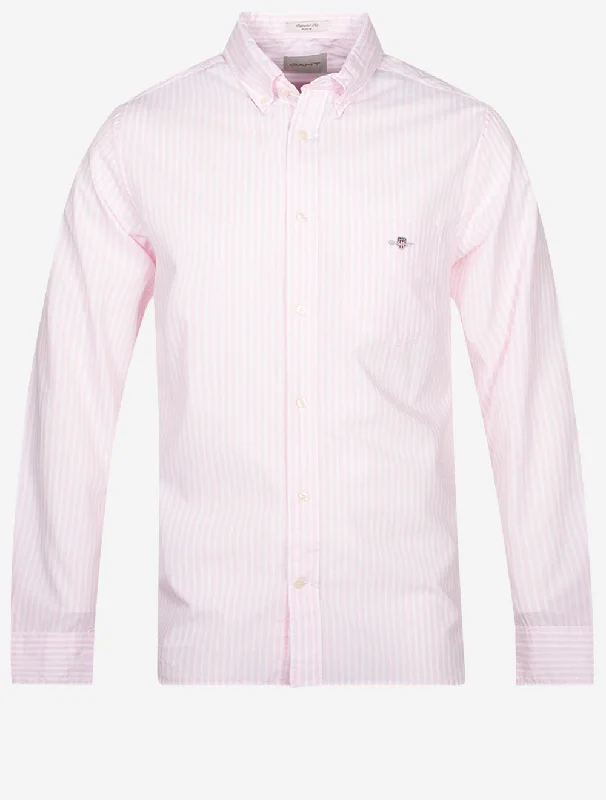 Sale Event Regular Fit Poplin Stripe Shirt Light Pink