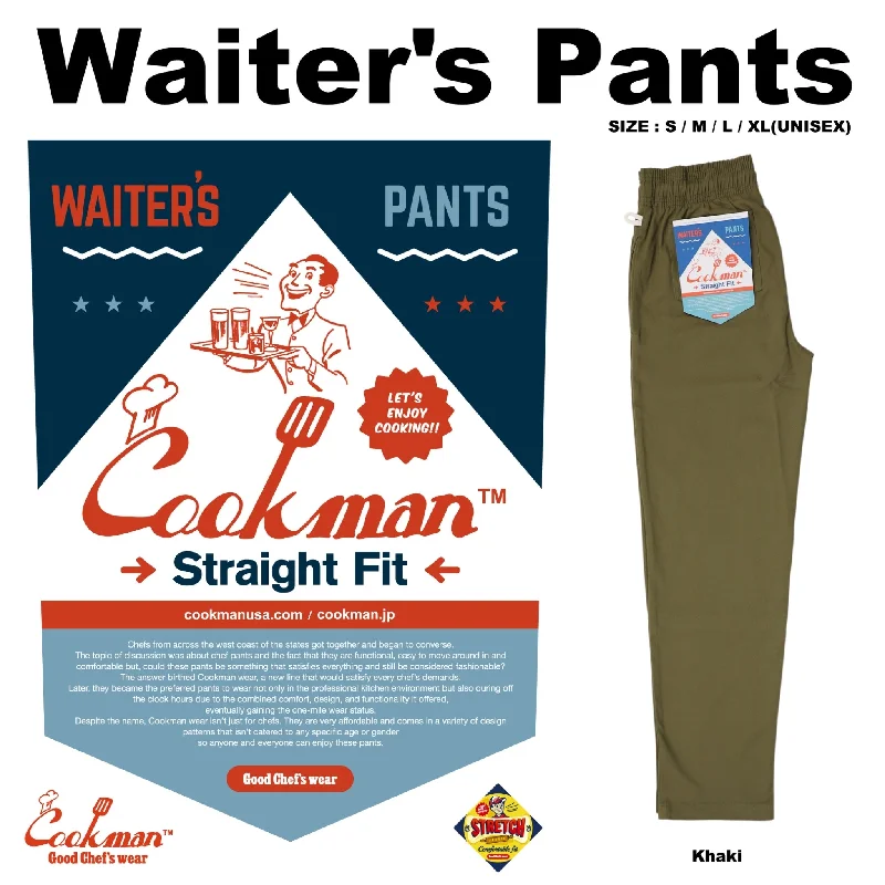 Special Discount Cookman Waiter's Pants (stretch) - Olive