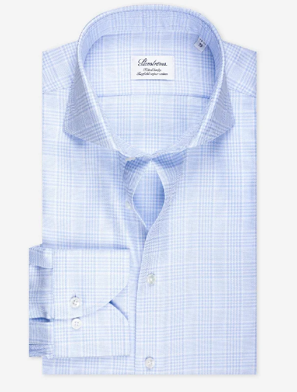 Special Promotion Plaid Check Casual Shirt Blue