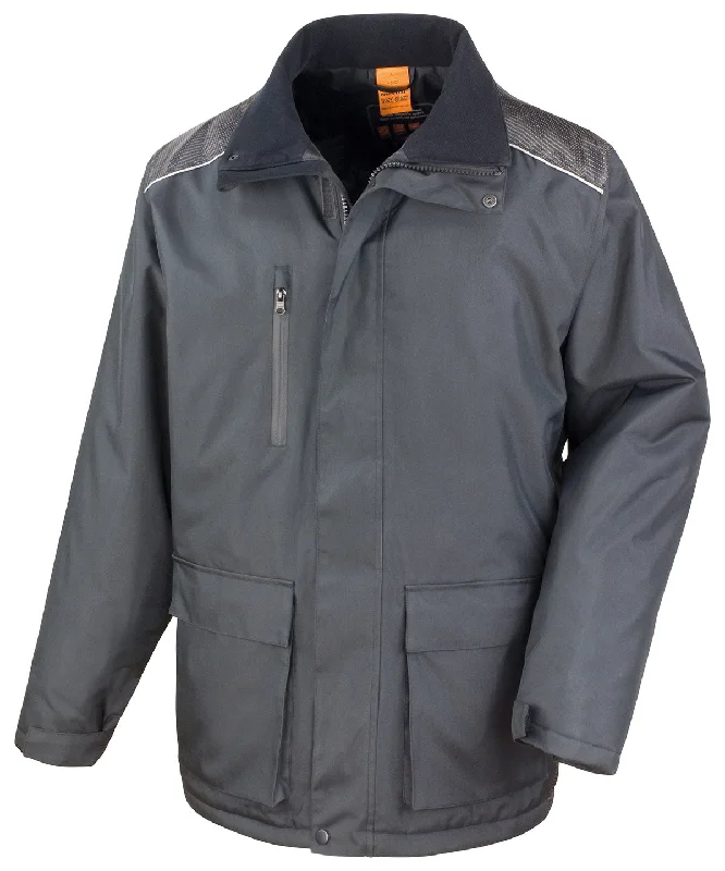 Members Only Work-Guard Vostex long coat | Black