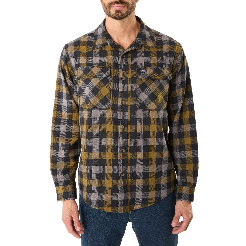 Shop and Save TWO-POCKET FLANNEL SHIRT