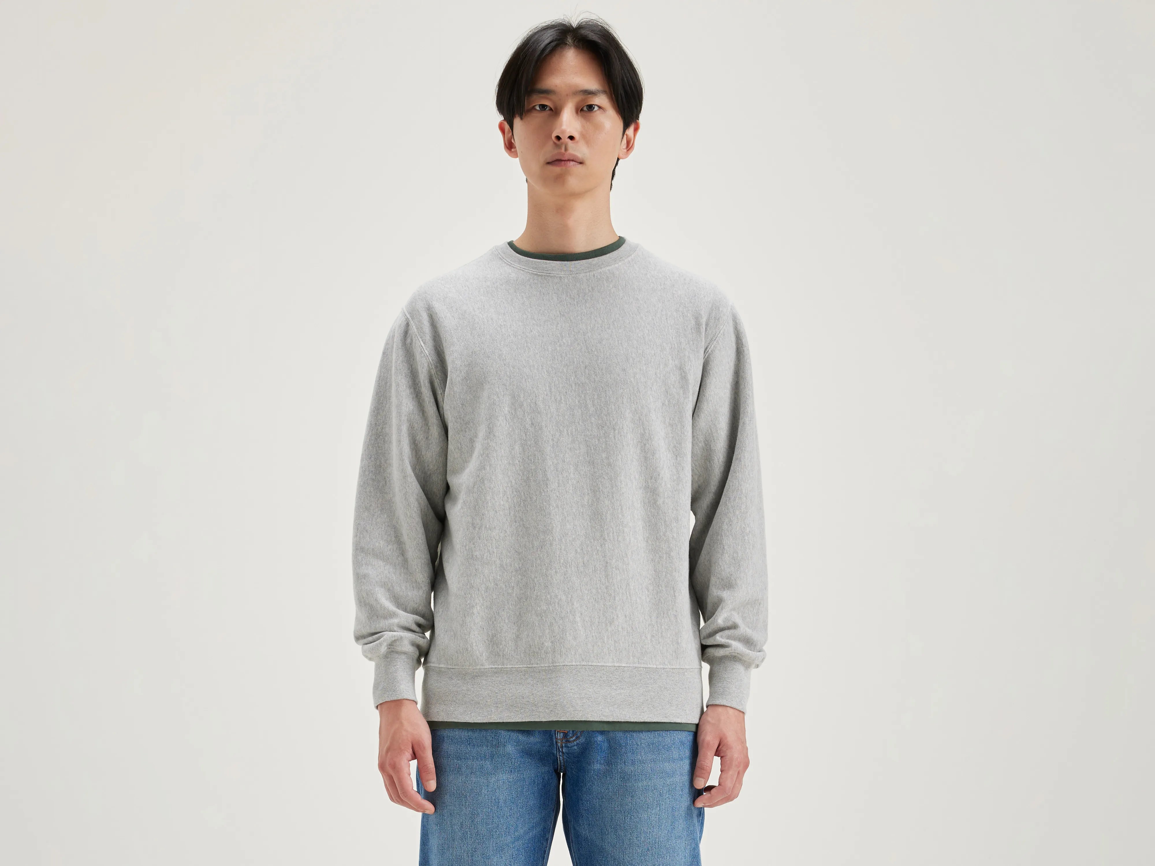 Weekend Specials to Enjoy Flake crew-neck sweatshirt (242 / M / H. GREY)