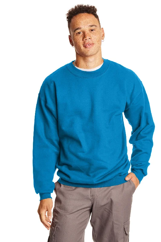 Weekend Deals to Brighten Your Day Hanes Mens Ultimate Cotton PrintPro XP Pill Resistant Crewneck Sweatshirt - Teal Blue Weekend Deals to Brighten Your Day Hanes Mens Ultimate Cotton PrintPro XP Pill Resistant Crewneck Sweatshirt - Teal Blue