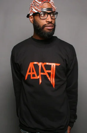 Weekend Deals That Excite Low Go (Men's Black/Orange Crewneck)