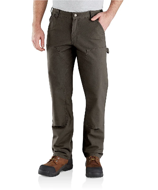 Savings Event Carhartt Rugged Flex Relaxed Fit Double Front Dungaree - Tarmac