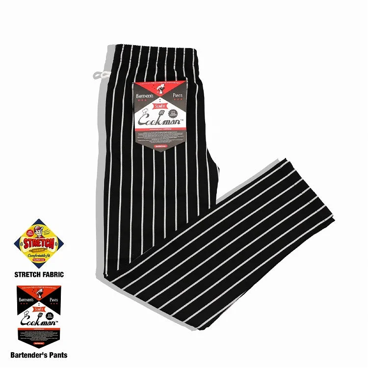 Buy Now Cookman Bartender's Pants - Stripe : Black