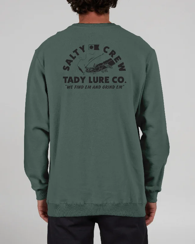 New Deals Tady Vintage Crew Fleece - Pigment Moss