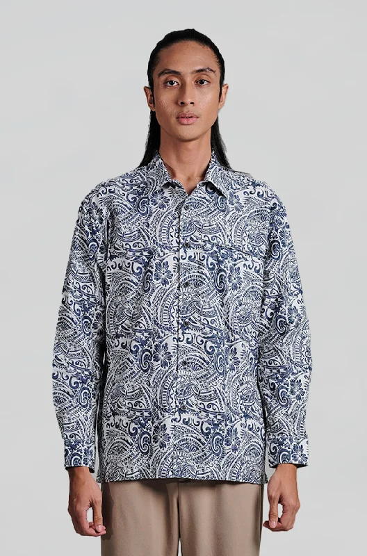 Great Deals My Modern Fit Long Sleeve Tribal Hibiscus