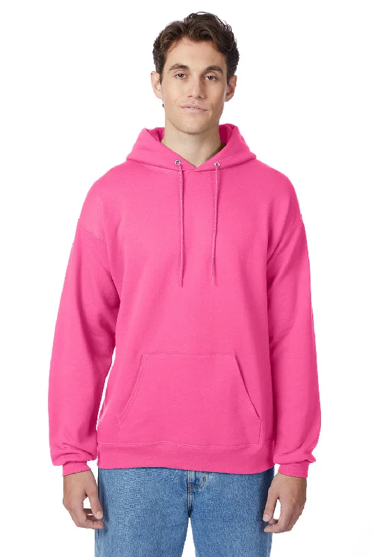 Unwind with Weekend Discounts Hanes Mens EcoSmart Print Pro XP Pill Resistant Hooded Sweatshirt Hoodie w/ Pouch Pocket - Safety Pink Unwind with Weekend Discounts Hanes Mens EcoSmart Print Pro XP Pill Resistant Hooded Sweatshirt Hoodie w/ Pouch Pocket - Safety Pink