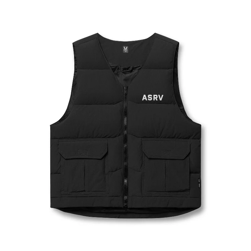 Massive Savings 0859. Ripstop Insulated Puffer Gilet - Black