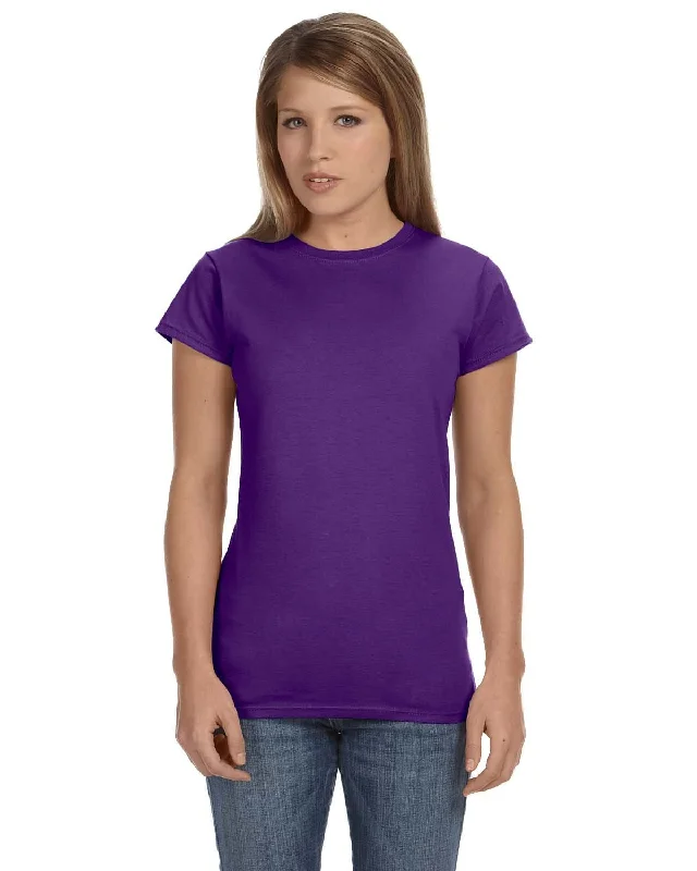 Final Clearance Gildan Ladies SoftStyle T-Shirt | Purple