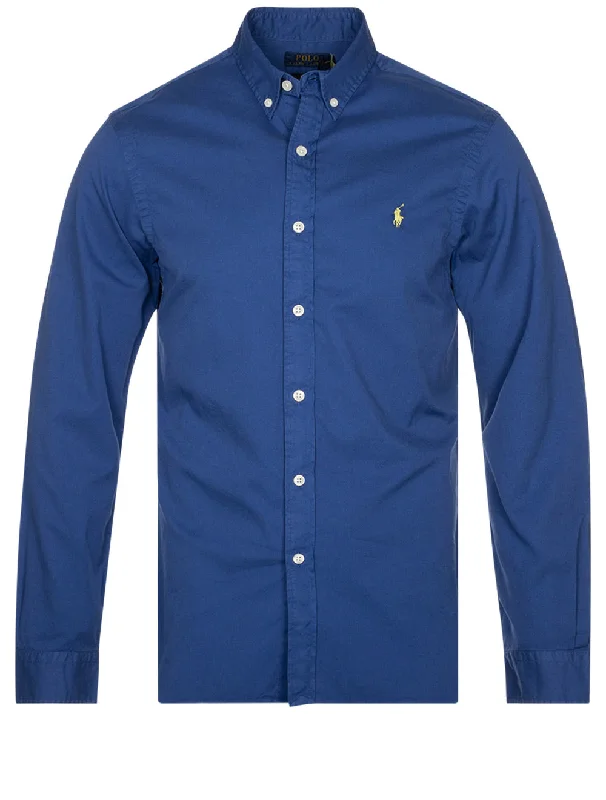 Weekend Extravaganza: Shop Now Buttondown Long Sleeve Twill Shirt Navy