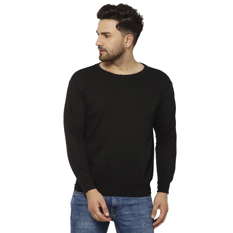 Sale Alert Vimal Jonney Fleece Round Neck Sweatshirt for Men