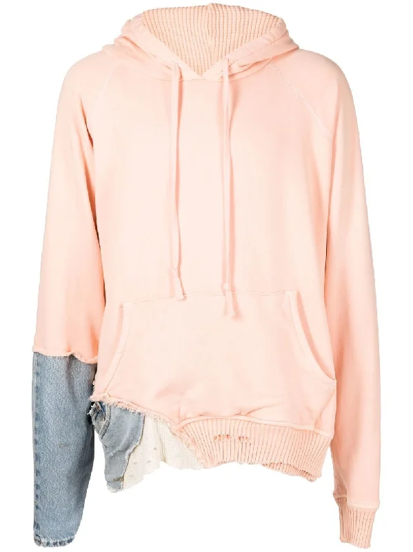 Instant Discount Panelled Cotton Hoodie