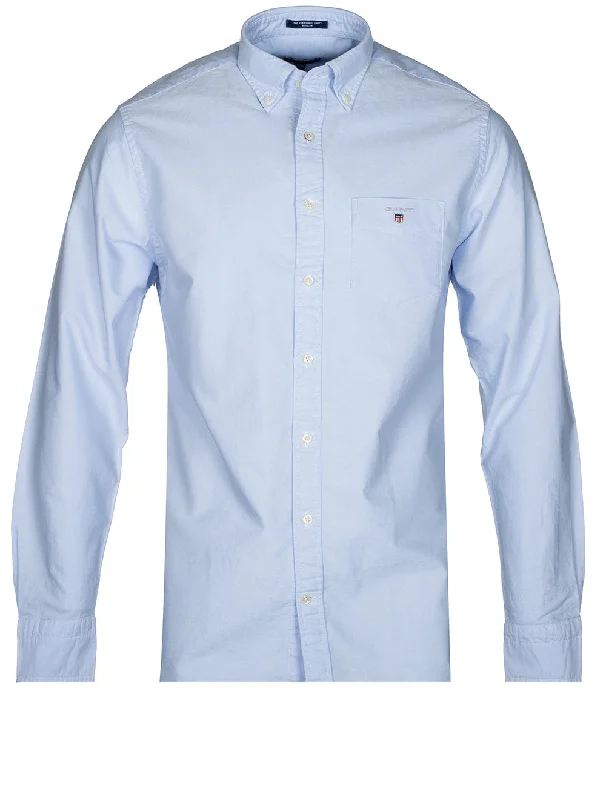 Weekend Offers That Sizzle Regular Oxford Buttondown Shirt Capri Blue