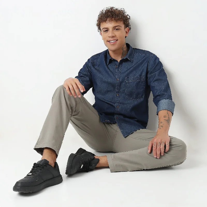 Can't Beat Cruiser Shirt™ - Authentic Indigo - Classic Denim Regular Fit Shirt - Classic forever !!!