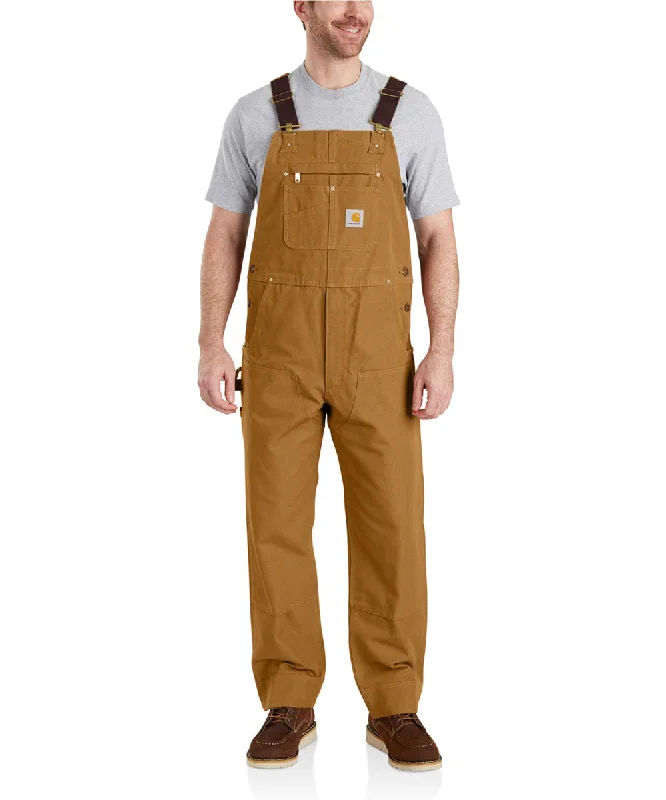 Savings Soar This Weekend Carhartt R01 Duck Bib Overalls - Carhartt Brown