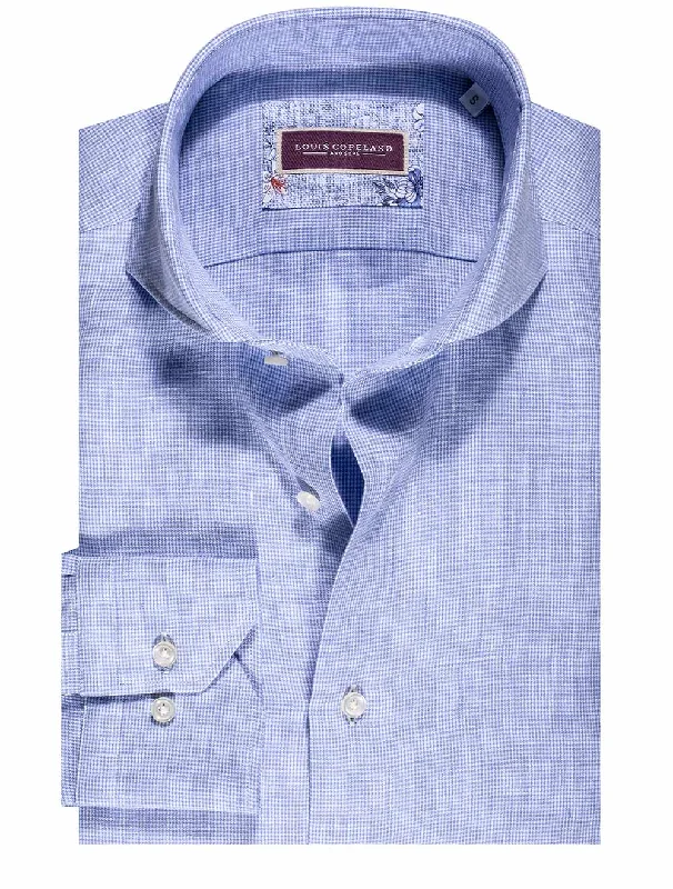 Super Sale Purus Houndstooth Classic Fit Shirt Blue