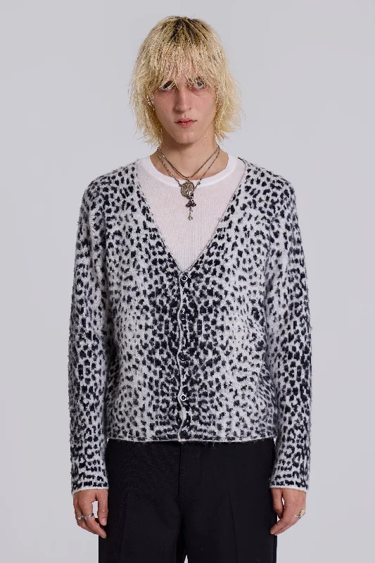 Flash Deal Snow Leopard Chuck Cardigan