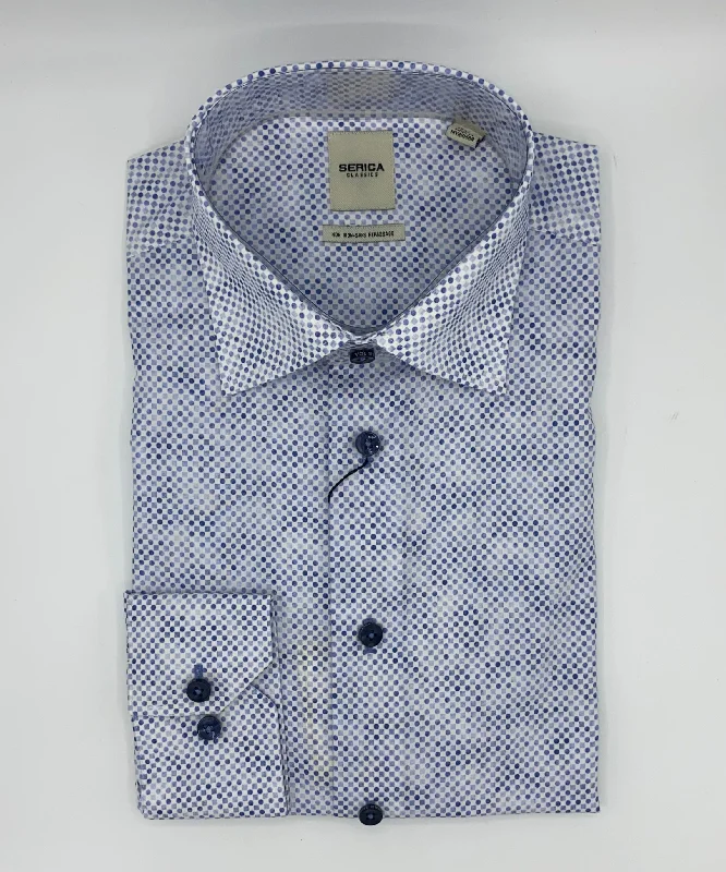 Sale Event Serica Classics Semi Tapered Long Sleeve Dress Shirt - C2359260