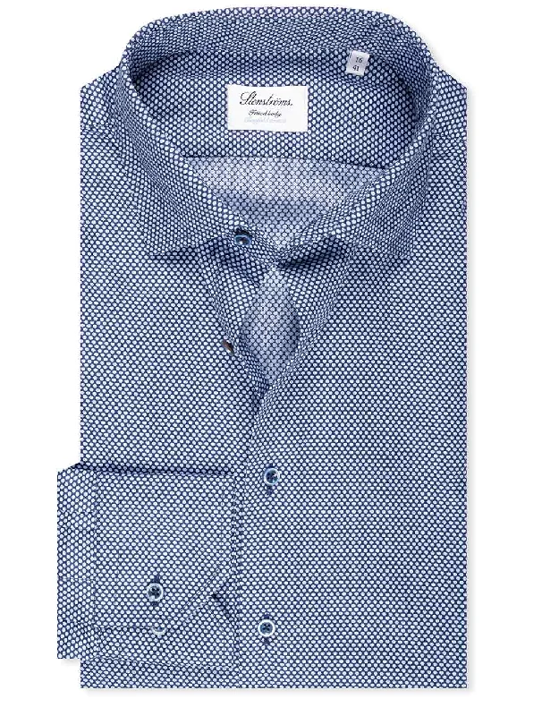 Hurry In Fitted Body Shirt Navy