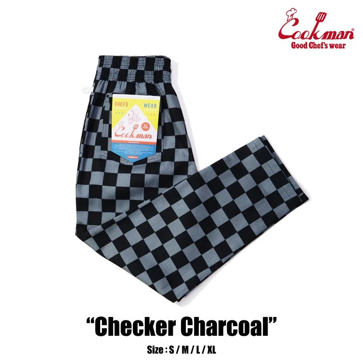 Low Price Cookman Chef Pants - Checker : Charcoal