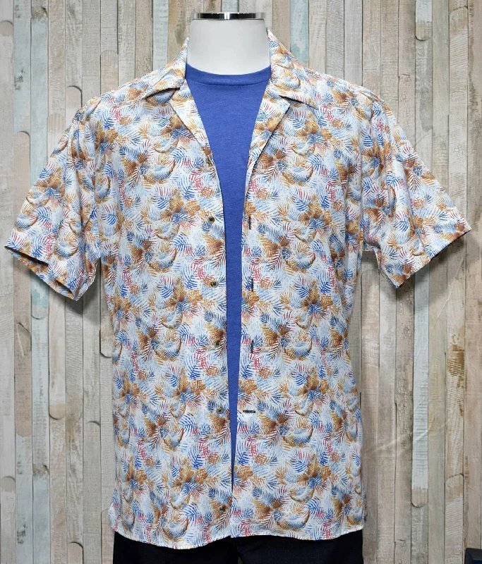 Weekend Discounts Worth Grabbing W491S Cocoa Floral Camp Shirt