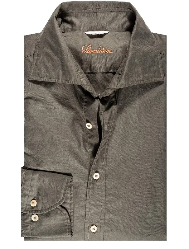 Quick Sale Casual Fitted Body Shirt Green