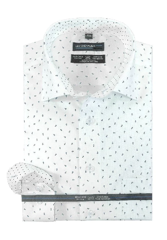 Sale Alert Leo Chevalier 100% Cotton Non-Iron Dress Shirt - 524171