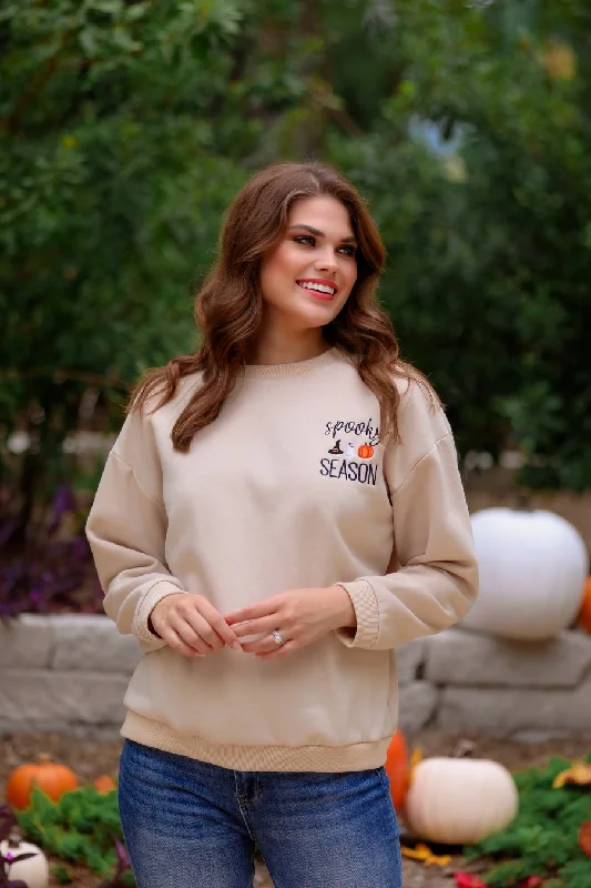 Weekend Offers That Shine Spooky Season Embroidered Sweatshirt