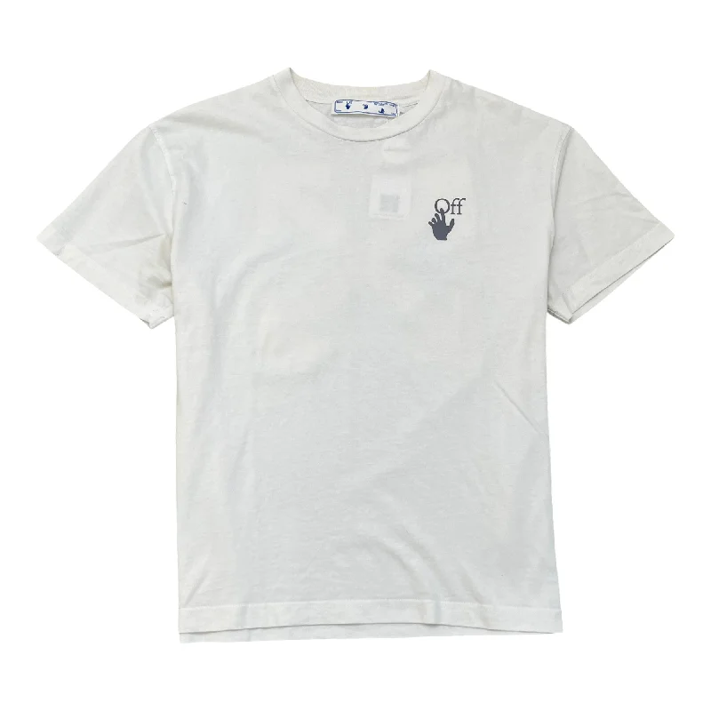 Act Now Men's Arrow Logo T-Shirt White Size L