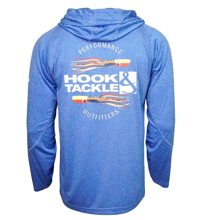 Final Clearance Men's Offshore Lures L/S UV Fishing Hoodie (S-2X)