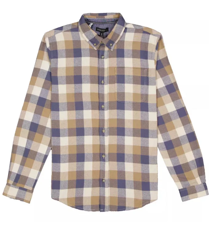 Steals and Deals SILVER JEANS LONG SLEEVE FLANNEL SHIRT