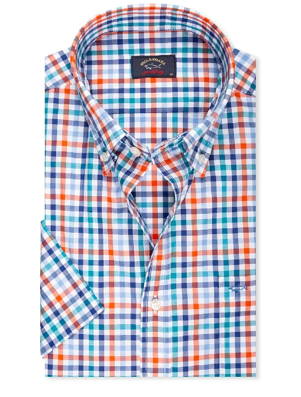 Unbeatable Prices Buttondown Shortsleeve Gingham Check Shirt Multi