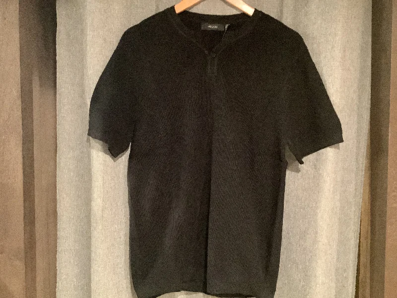Low Cost HEDGE HENLEY SHORT SLEEVE WAFFLE KNIT