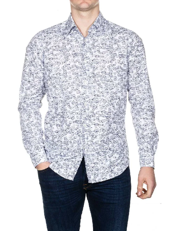 Deep Savings Lukas City Regular Fit Casual Shirt Blue