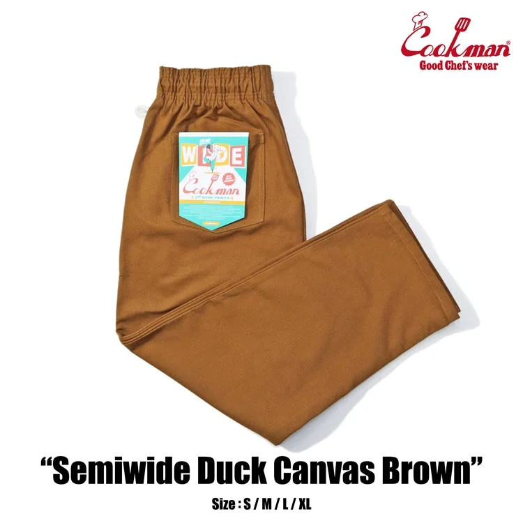 Price Meltdown Cookman Chef Pants Semiwide - Duck Canvas : Brown