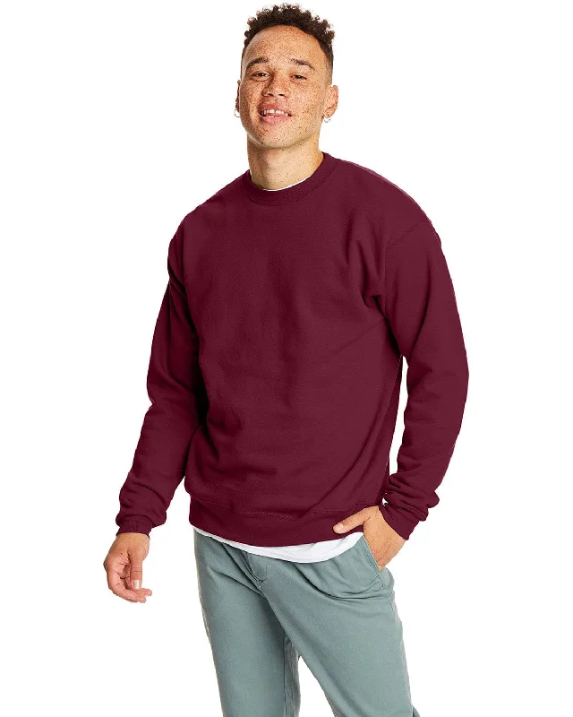Buy Today Hanes 50/50 Crewneck Sweatshirt | Maroon