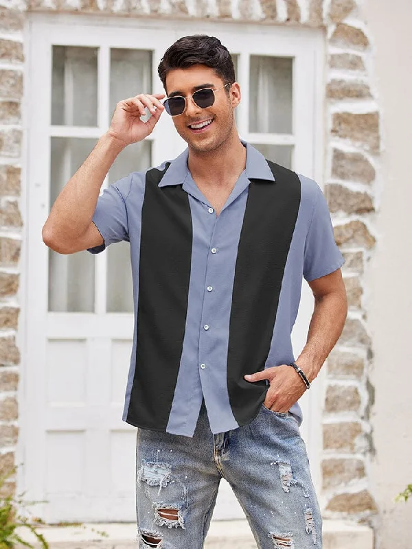 Big Savings Casual Breathable Splicing Shirt (US Only)