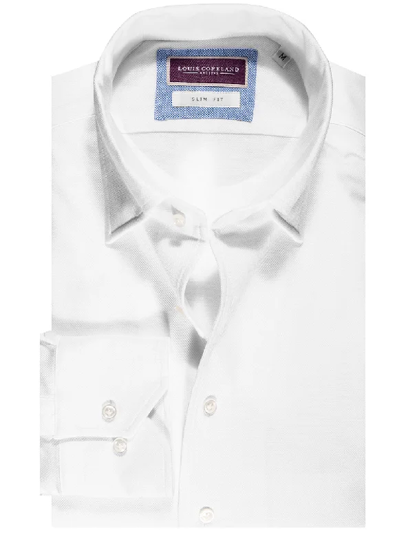 Flash Deal Daugava Jersey Pique Shirt White