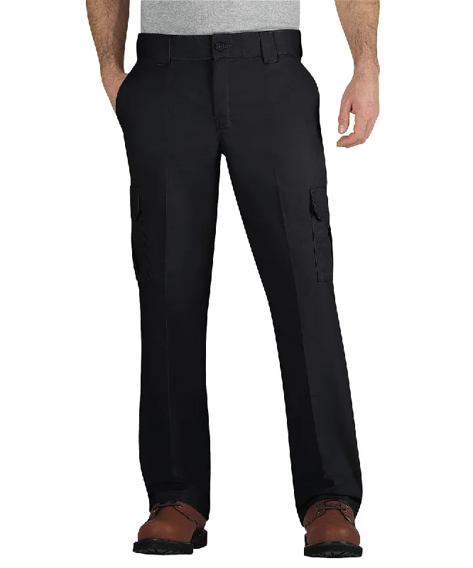 Weekend Specials to Savor Dickies Men's Regular Fit Twill Cargo Pants - Black