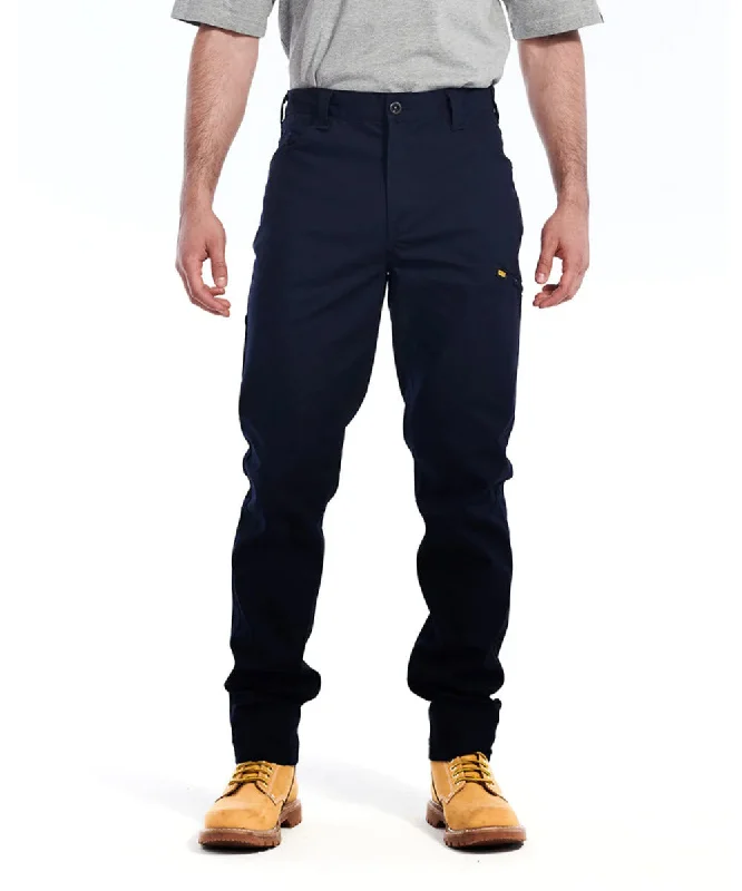 Major Savings Caterpillar Men's Stretch Canvas Utility Pants - Navy