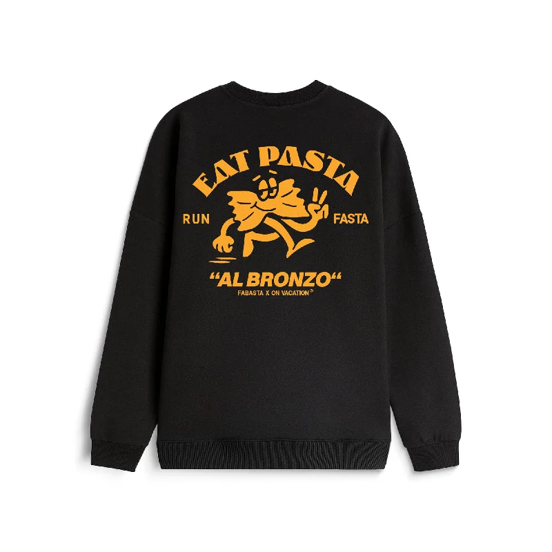 Savings Alert Eat Pasta Sweater - Black