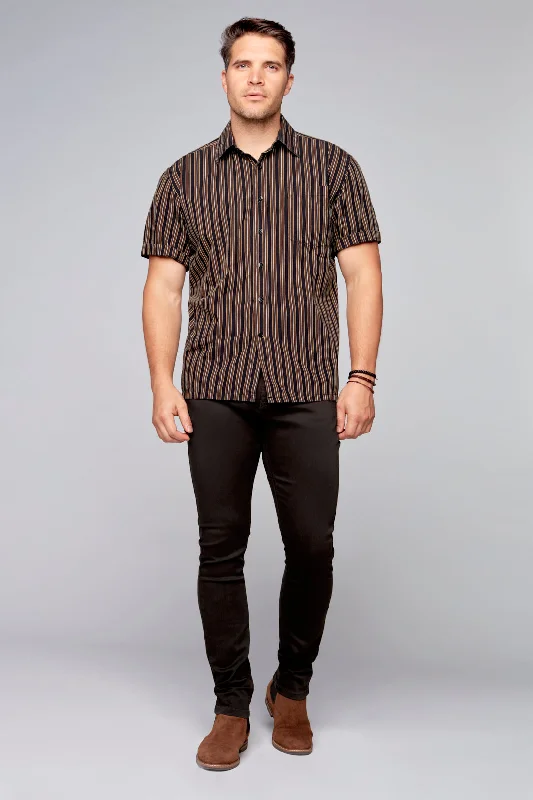 Weekend Offers That Shine Deluxe 5 Pocket Slim Fit Pants -  Brown