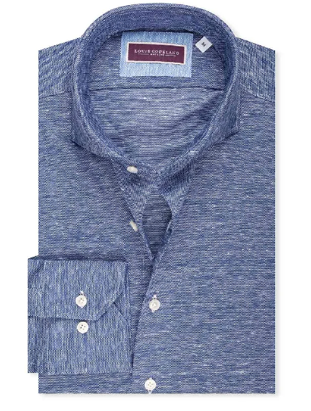 Deep Savings Queen Slim Fit Jersey Shirt Navy