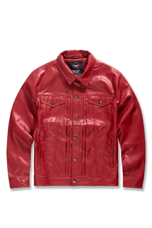 Reduced Prices Thriller Trucker Jacket (Red)