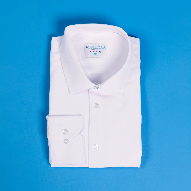 Savings Soar This Weekend Range Shirt - White Long Sleeve - Pocketless