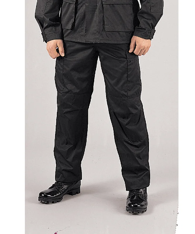 Weekend Deals That Please Rothco Army Style BDU Cargo Pants - Black