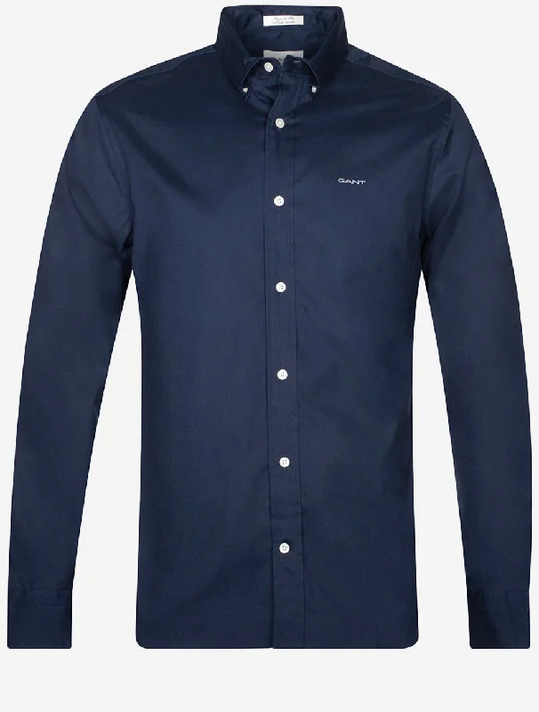 Weekend Savings Bonanza Regular Pinpoint Oxford Shirt Marine